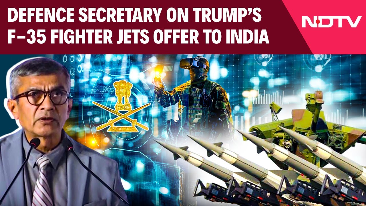 F-35 Fighter Jets | Defence Secretary Reveals Details On Trump's F-35 Fighter Jets Offer To India