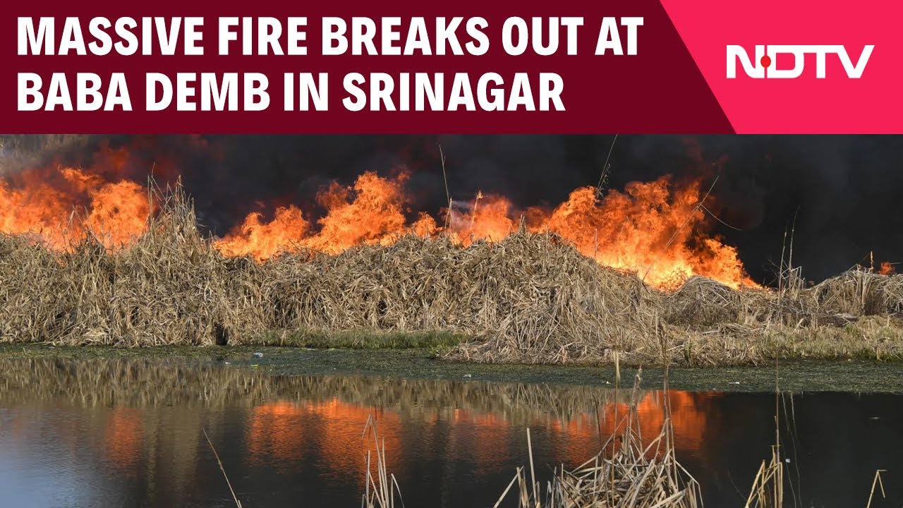 Massive Fire Breaks Out At Baba Demb In Srinagar