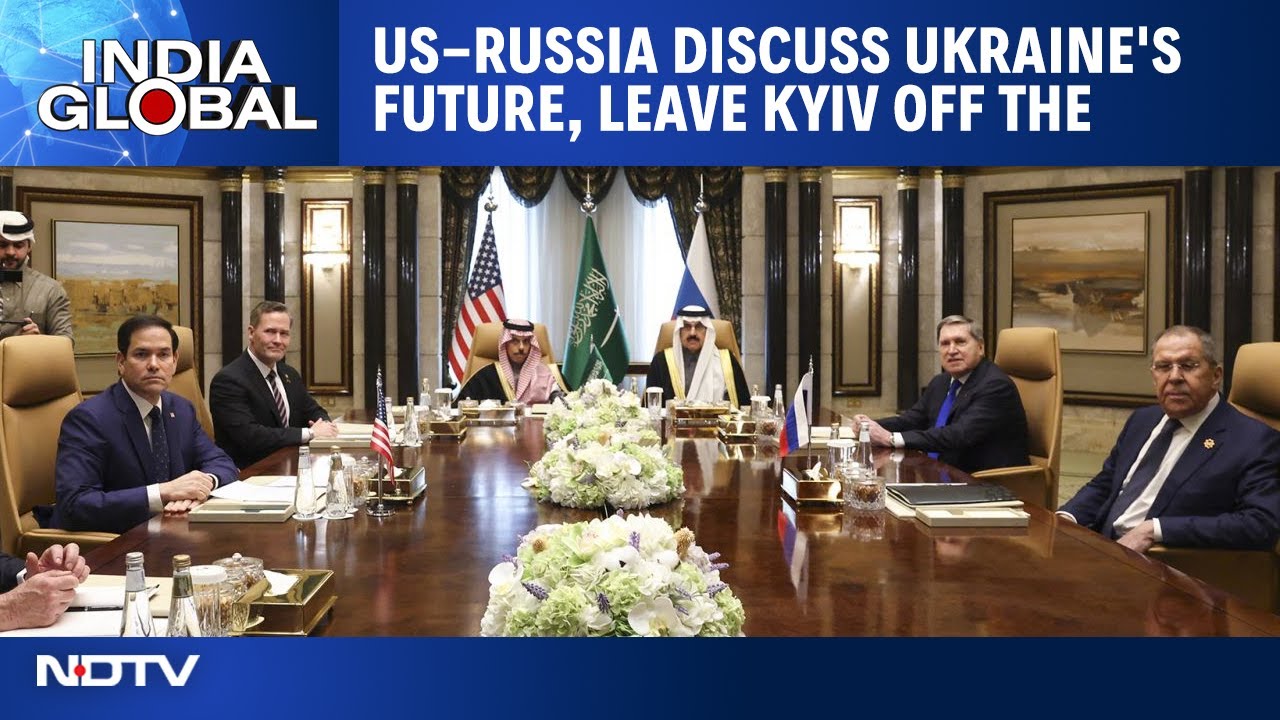US Russia Explore Closer Ties After Ukraine Talks In Riyadh | Kyiv, EU Excluded From Ukraine Talks