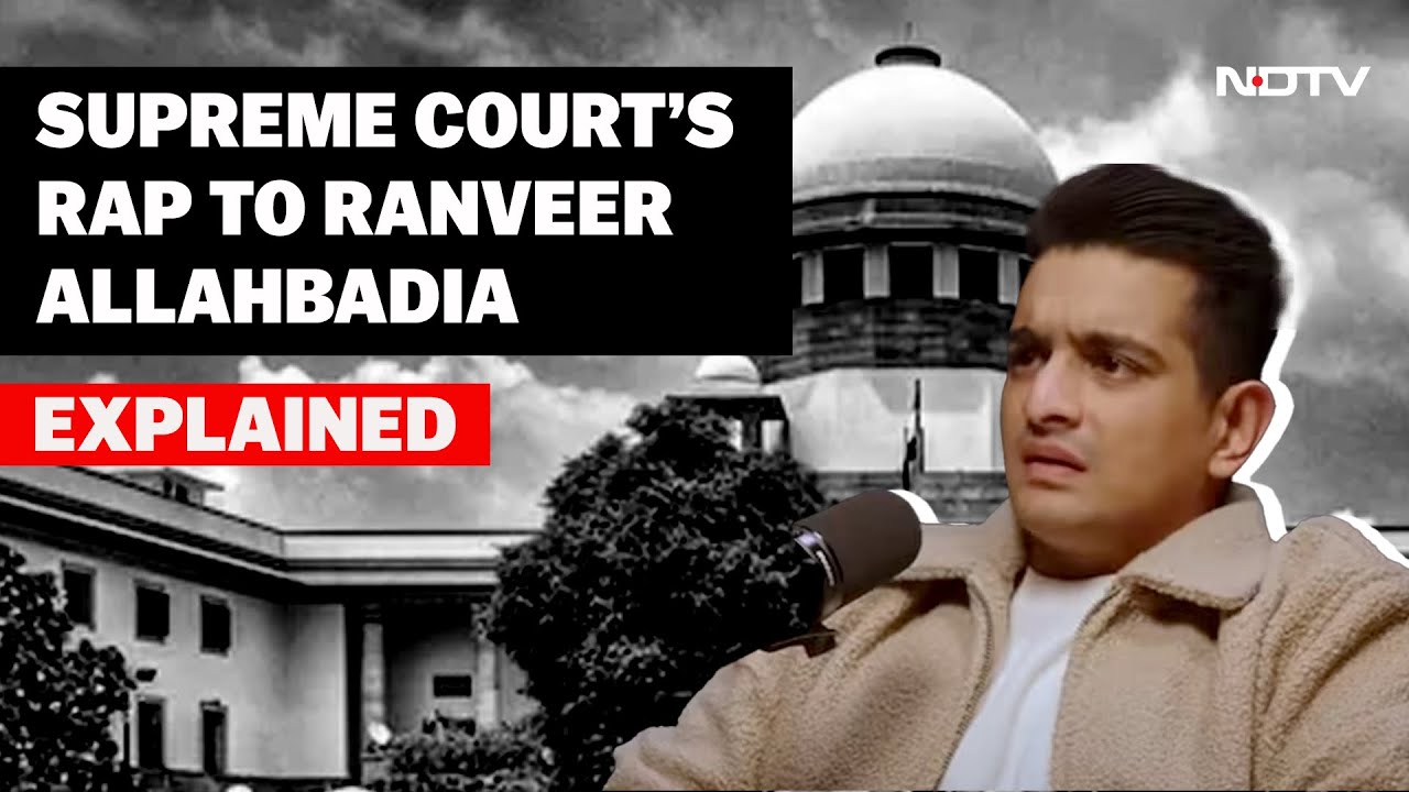 Ranveer Allahbadia News: Supreme Court's Rap To Ranveer Allahbadia In Obscene Remark Case Ranveer Allahbadia News: Supreme Court's Rap To Ranveer Allahbadia In Obscene Remark Case