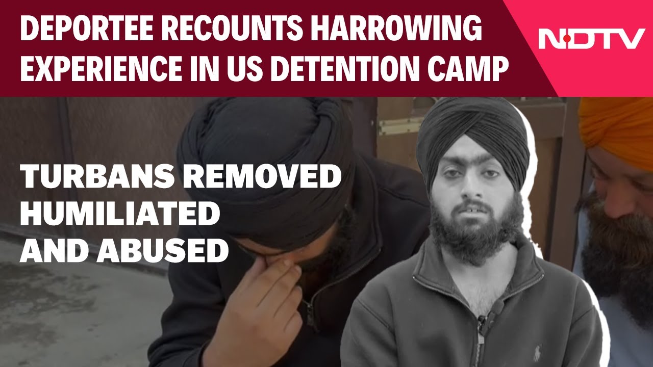 US Deportation News | Indian Deportee Recounts Harrowing Experience In US Detention Camp
