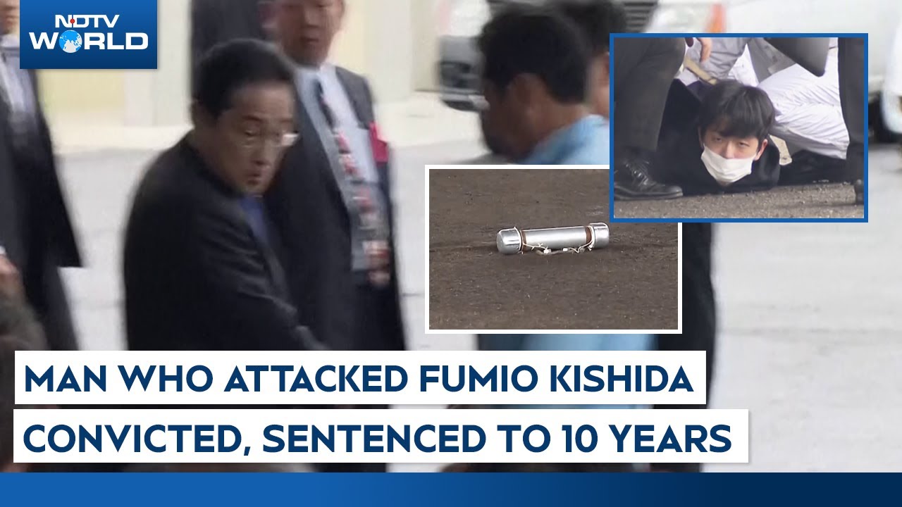 Man Who Attacked Former Japanese PM Convicted, Sentenced To 10 Years