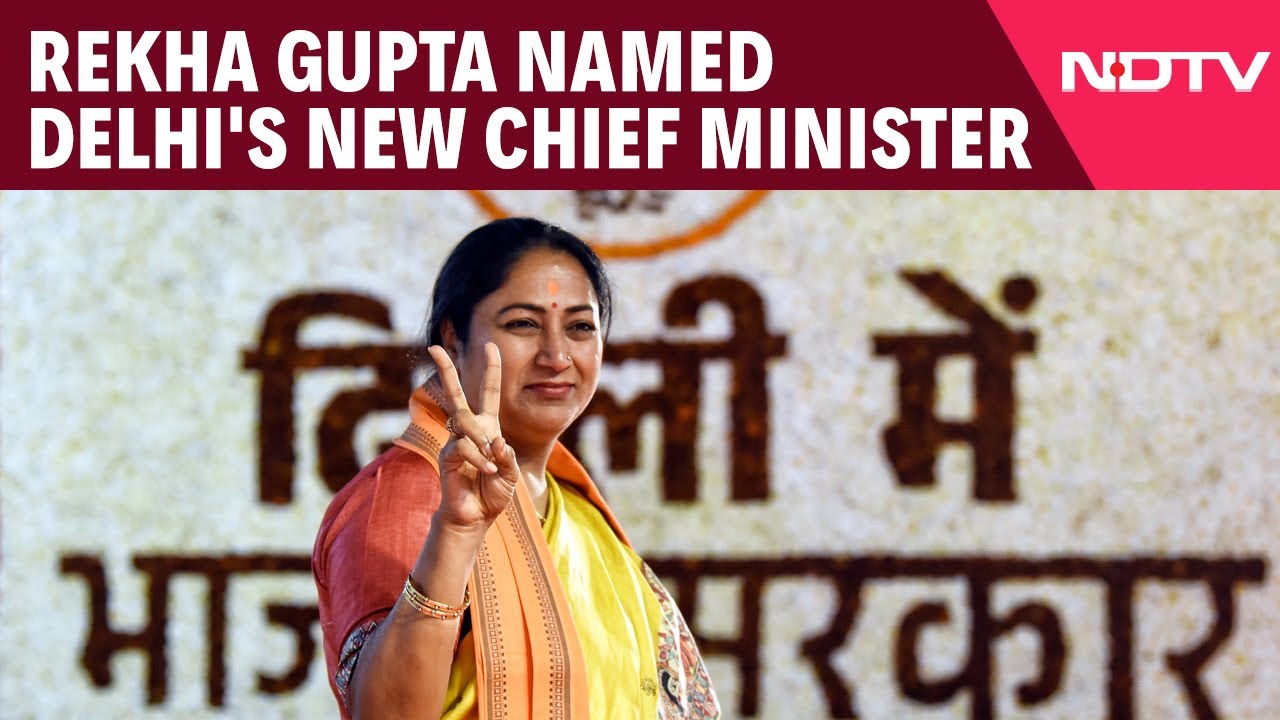 First-Time MLA Rekha Gupta To Be New Delhi Chief Minister