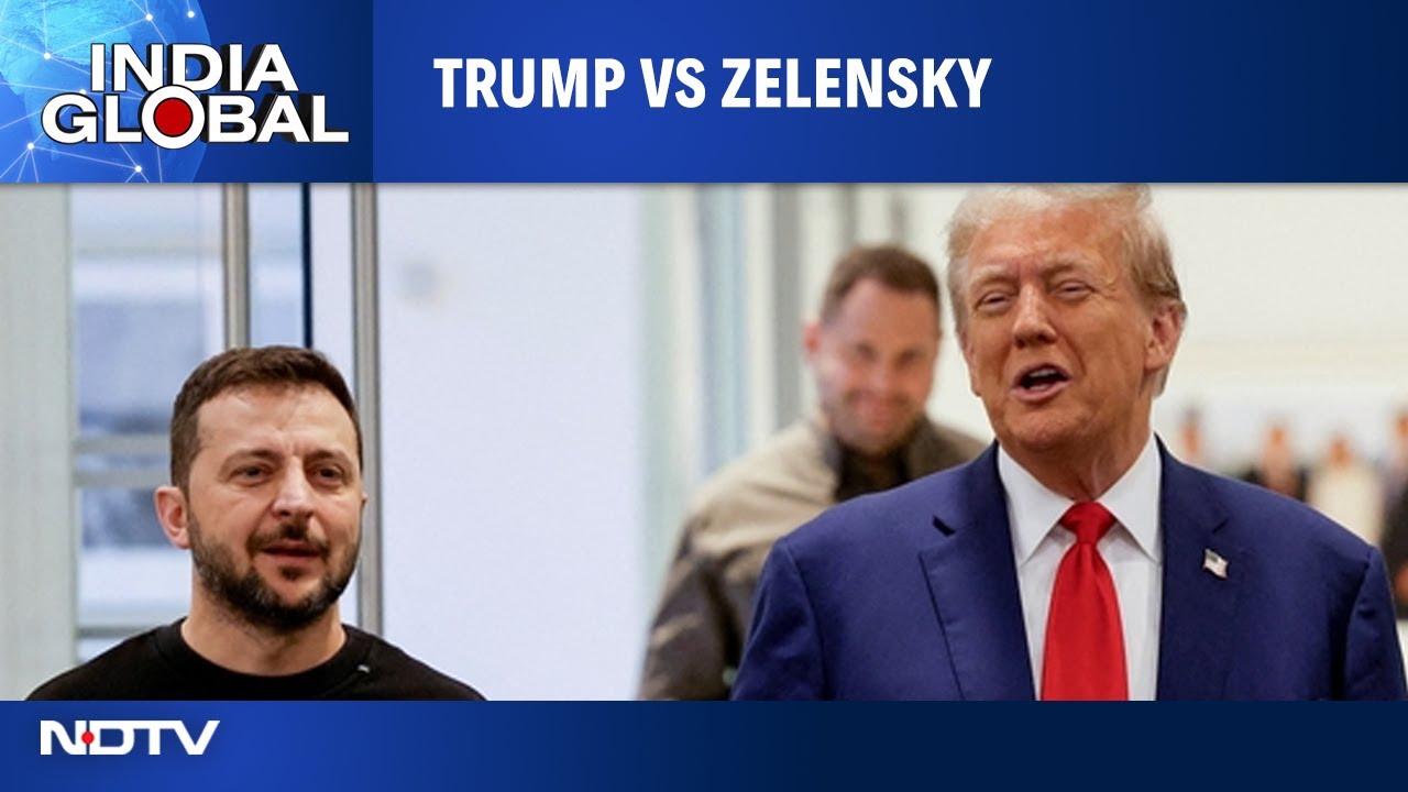 Zelensky Hits Back After Trump Accuses Him Of Starting War With Russia | India Global