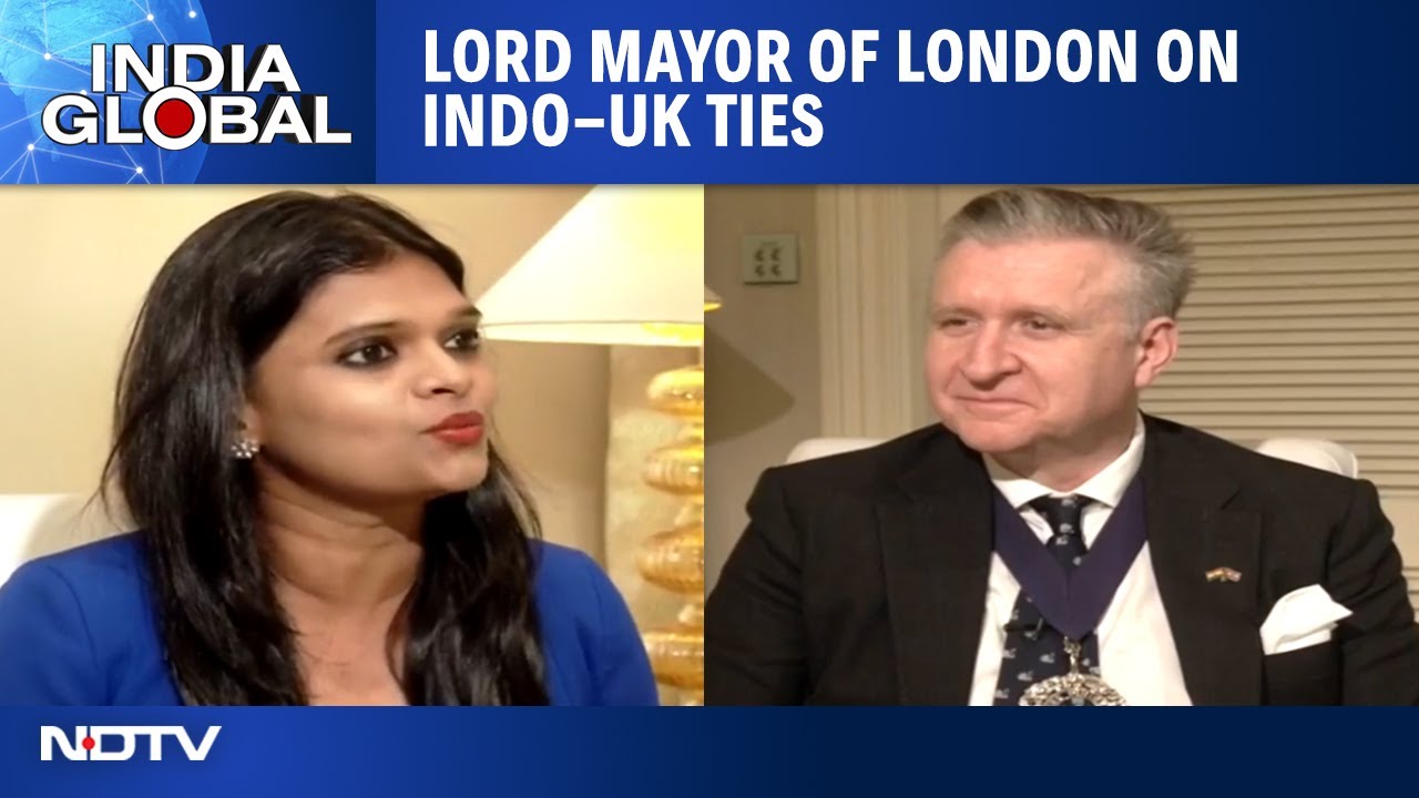 NDTV World Exclusive With Lord Mayor Of London Alastair King