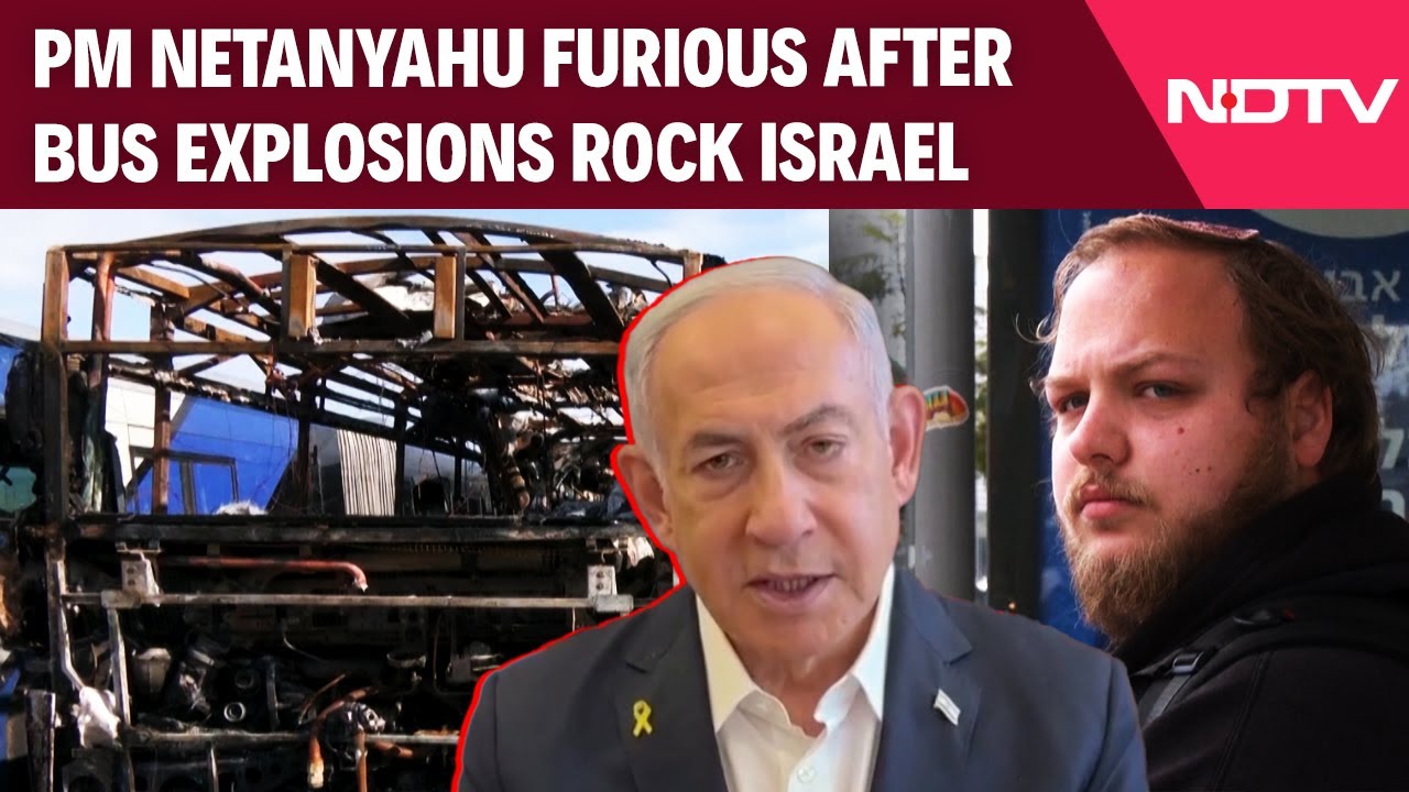 Hezbollah Attack On Israel Today | Benjamin Netanyahu On Bus Explosions In Israel: "...Mass Attack" Hezbollah Attack On Israel Today | Benjamin Netanyahu On Bus Explosions In Israel: "...Mass Attack"