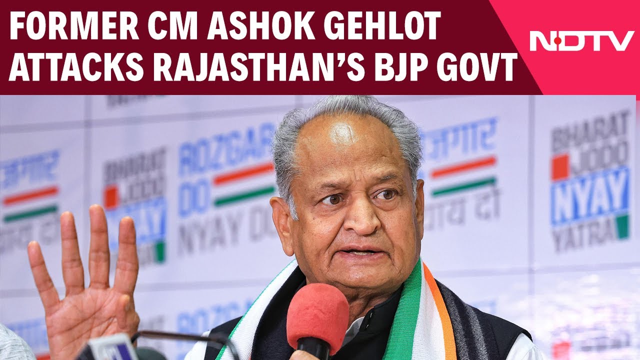 “Election Promises…”, Former CM Ashok Gehlot Attacks Rajasthan’s BJP Government