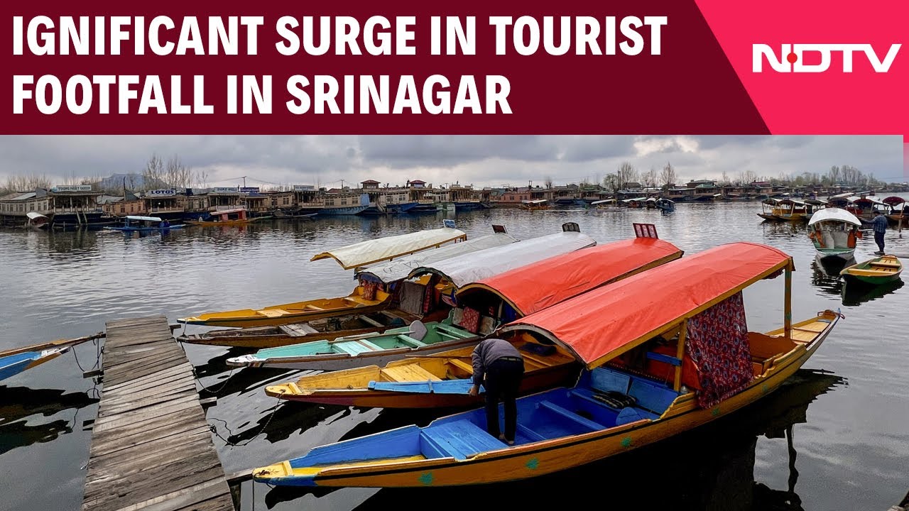 Dal Lake In Srinagar Witnesses A Significant Surge In Tourist Footfall Amid Cold Wave Dal Lake In Srinagar Witnesses A Significant Surge In Tourist Footfall Amid Cold Wave