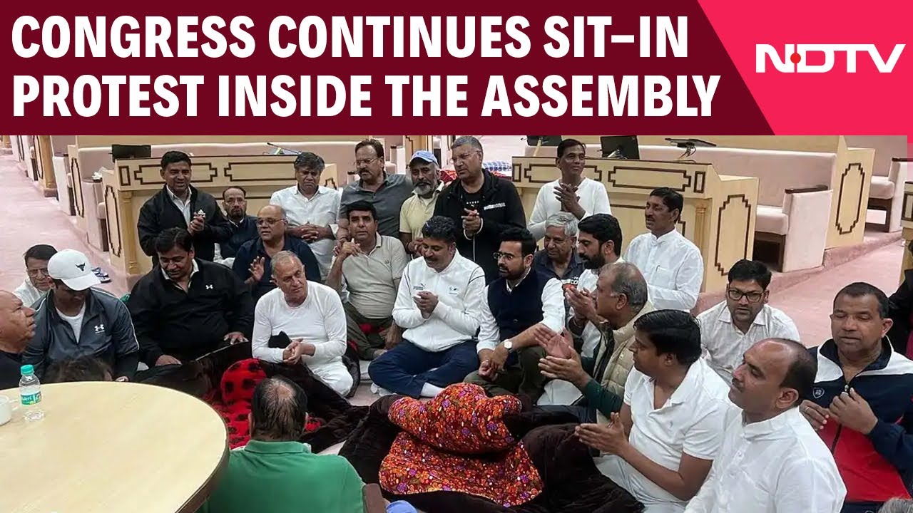 Congress To Continue Protest Over Suspension Of 6 MLAs From Rajasthan Assembly