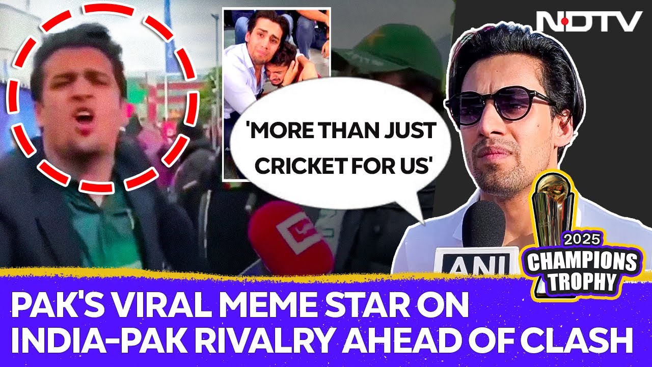 Pakistan's Viral Meme Star Momin Saqib On India-Pak Rivalry Ahead Of Clash