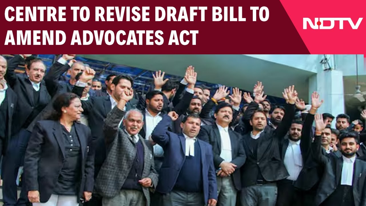 Amid Protests, Centre To Revise Draft Bill To Amend Advocates Act