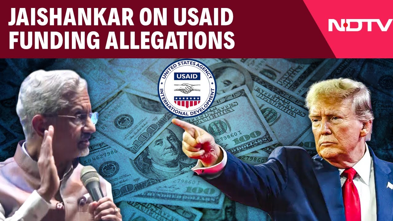 "Concerning...": Jaishankar On USAID Funding Allegations For 'Voter Turnout'
