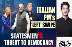 PM Modi | Italian PM's 'Left' Swipe: Statesmen Vs Threat To Democracy PM Modi | Italian PM's 'Left' Swipe: Statesmen Vs Threat To Democracy