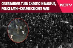Police Lathi-Charge Indian Fans As Cricket Celebrations Turn Chaotic In Nagpur Police Lathi-Charge Indian Fans As Cricket Celebrations Turn Chaotic In Nagpur