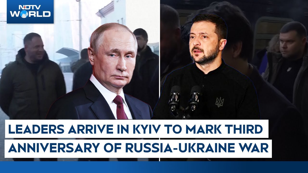 Ukraine Russia War | Leaders Arrive In Kyiv To Mark Third Anniversary Of Russia-Ukraine War Ukraine Russia War | Leaders Arrive In Kyiv To Mark Third Anniversary Of Russia-Ukraine War