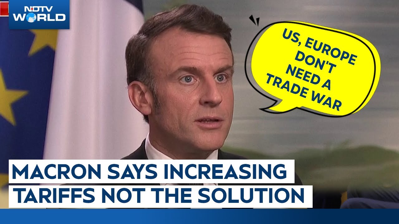 Macron Fox Interview | After Meeting With Trump, Macron Says Increasing Tariffs Not the Solution