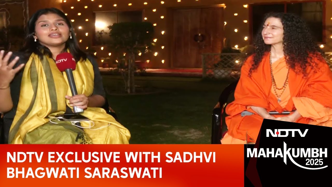 Maha Kumbh 2025: NDTV Exclusive With Sadhvi Bhagwati Saraswati, Watch Her Transformative Journey Maha Kumbh 2025: NDTV Exclusive With Sadhvi Bhagwati Saraswati, Watch Her Transformative Journey