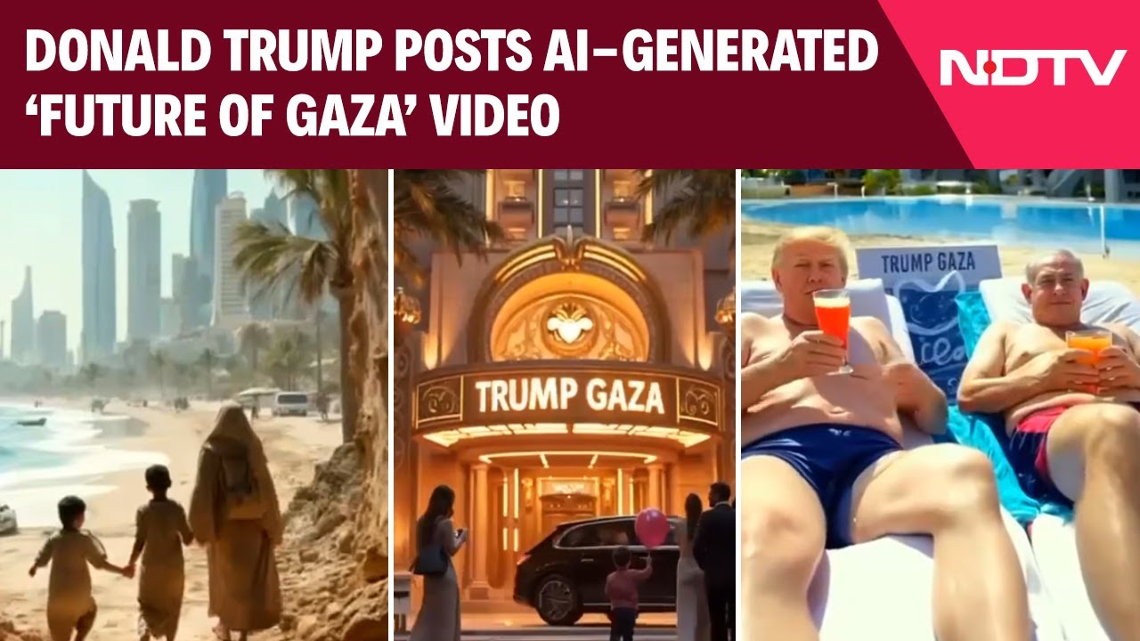 Donald Trump Latest News: Trump Posts Video Of AI-Generated 'Future Of Gaza' After US Takeover