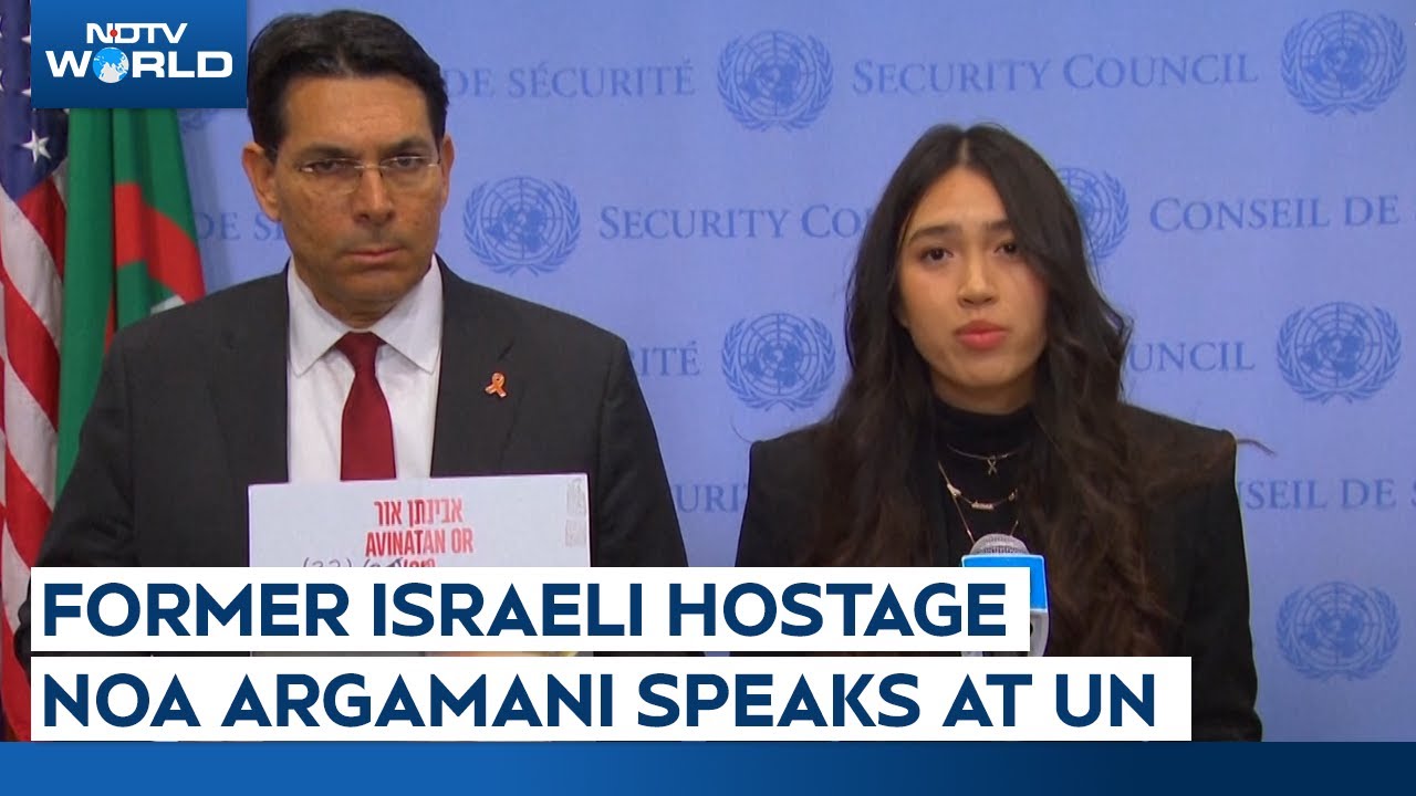 Israel News Today | Former Israeli hostage Noa Argamani Speaks At The United Nations