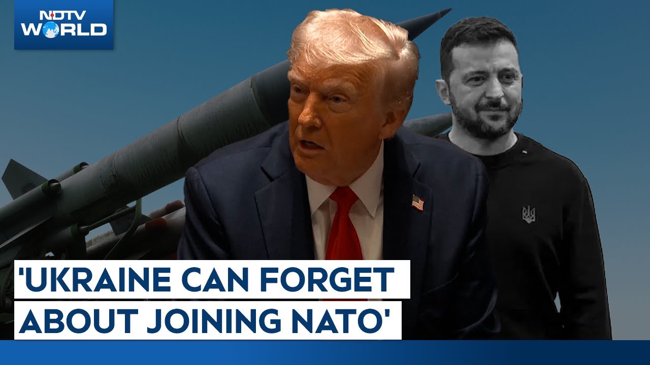 Trump Cabinet Meeting | Ukraine Can "Forget About" Joining NATO: Trump