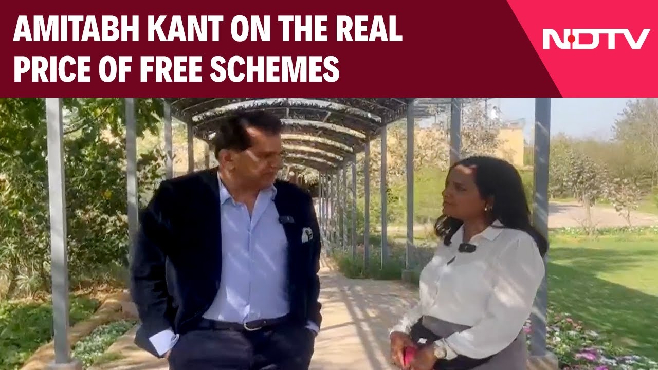 Video : Good Governance Or Free Doles? Amitabh Kant On The Real Price Of Freebies