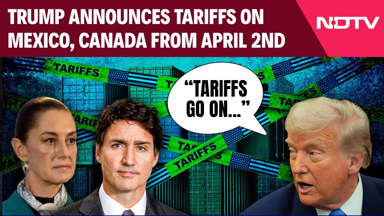 Donald Trump After Cabinet Meeting: 'Tariffs Go On' For Canada And Mexico