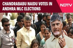 Andhra Pradesh CM Chandrababu Naidu Casts His Vote in MLC Elections Andhra Pradesh CM Chandrababu Naidu Casts His Vote in MLC Elections
