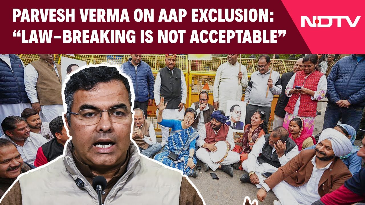 Delhi Assembly Disruption: Parvesh Verma Criticises AAP's Behavior