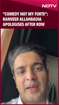 Ranveer Allahbadia Apology | "Comedy Not My Forte": YouTuber Ranveer Allahbadia Apologises After Row