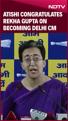 Atishi On Rekha Gupta | Atishi Congratulates Rekha Gupta On Becoming Delhi CM