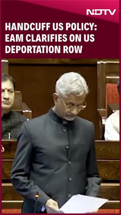 EAM Jaishankar Issues A Clarification Over US' Handcuff Policy During Deportation