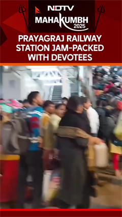Mahakumbh 2025 | Prayagraj Railway Station Jam-Packed With Devotees