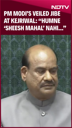 Amid Delhi Polls, PM's Veiled Attack On Kejriwal Over 'Sheesh Mahal'