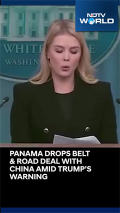 Panama Walks Out Of Belt & Road Deal With China Amid Trump's Warning