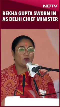 BJP's Rekha Gupta Took Oath As the Chief Minister of Delhi