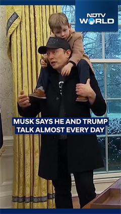 Musk News Today | Musk Says He and Trump Talk Almost Every Day
