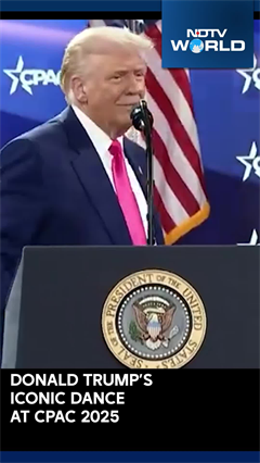 Watch US President Donald Trump's Iconic Dance At CPAC 2025 Watch US President Donald Trump's Iconic Dance At CPAC 2025