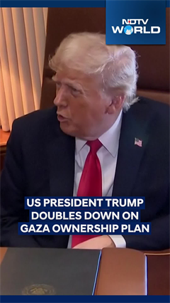 Donald Trump On Gaza | Trump Doubles Down On Gaza Ownership Plan
