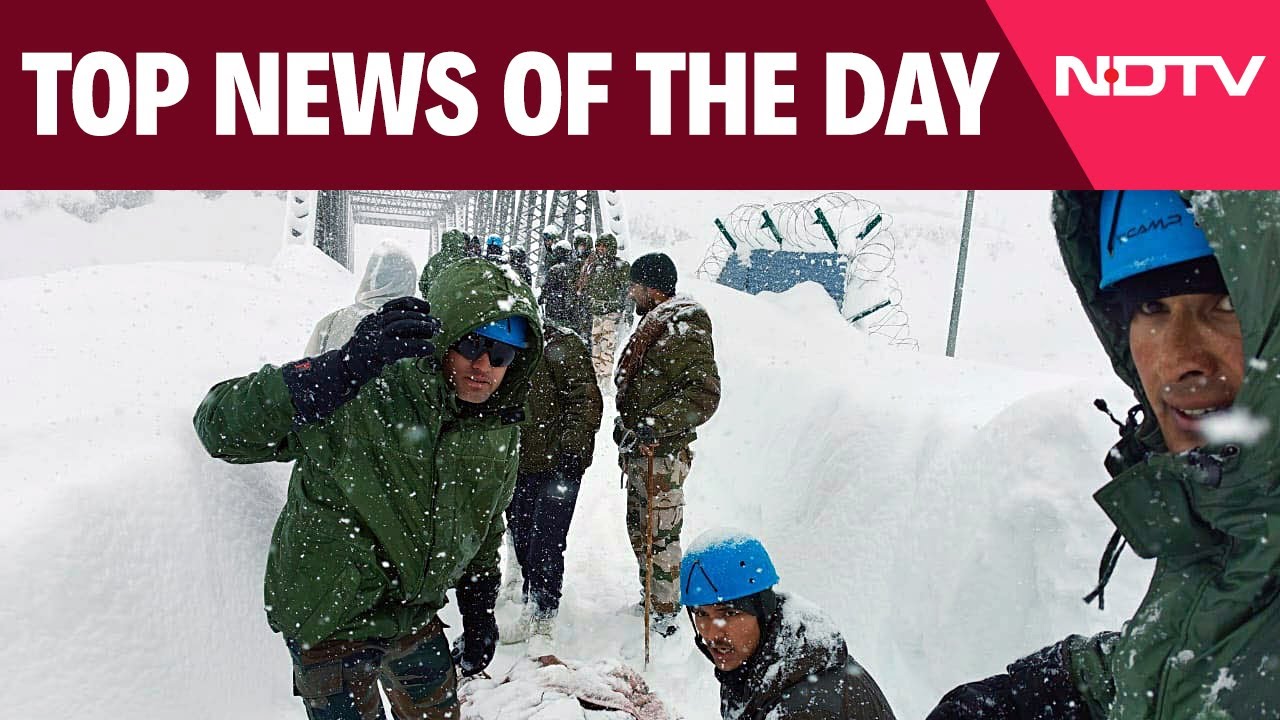 Badrinath Avalanche | Uttarakhand Glacier Burst | Uttarakhand Avalanche | Biggest Stories Of Feb 28