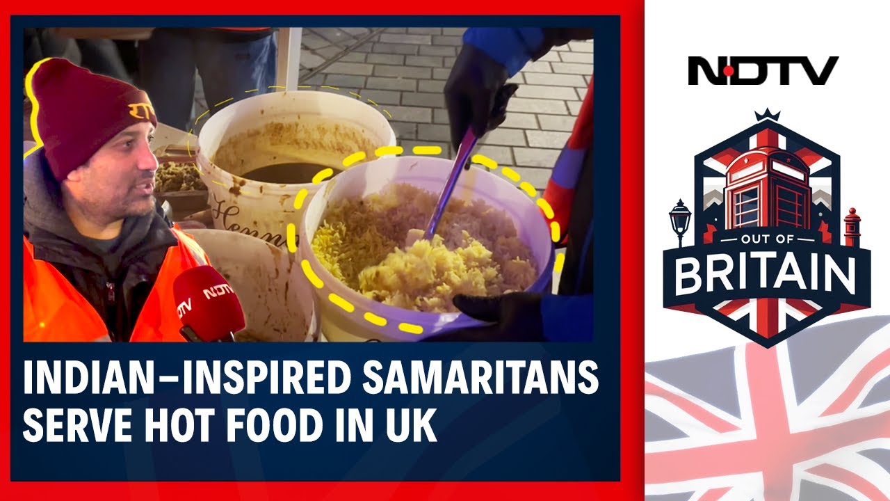 Video : UK News | Indian Inspired Samaritans In The UK Serve Hot Food In Freezing Temperatures