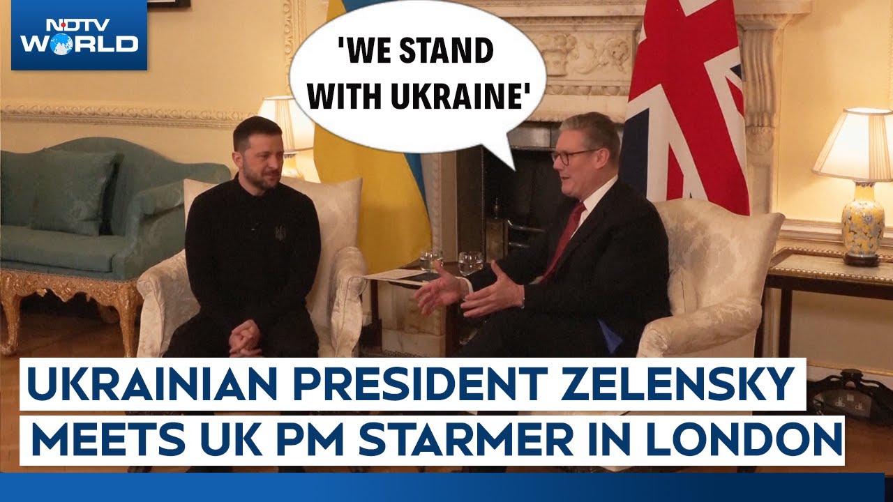 Ukrainian President Zelensky Meets UK PM Starmer In London