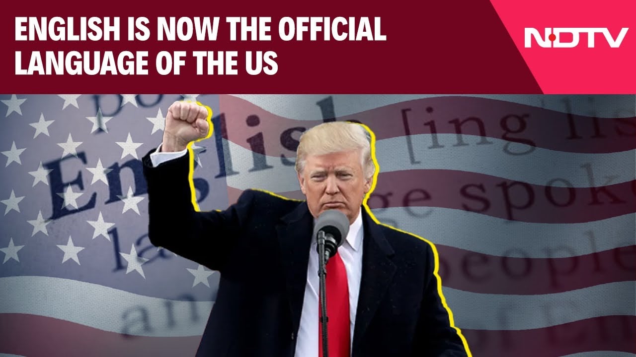 Donald Trump Signs Order To Make English Official US Language