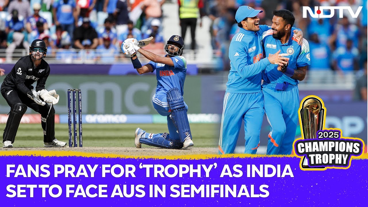 Fans Pray for Trophy As India Set To Face Australia In Semifinals