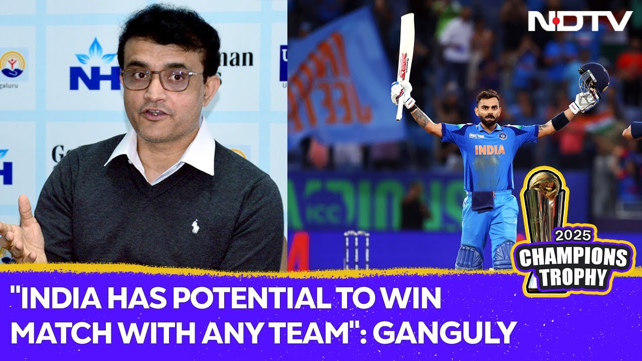 Champions Trophy: Sourav Ganguly Praises Team Indias Strength After Win Against New Zealand