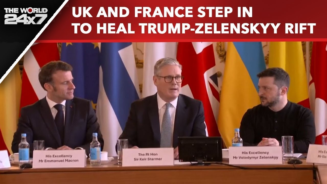 Video : UK And France Step In To Heal Trump-Zelenskyy Rift