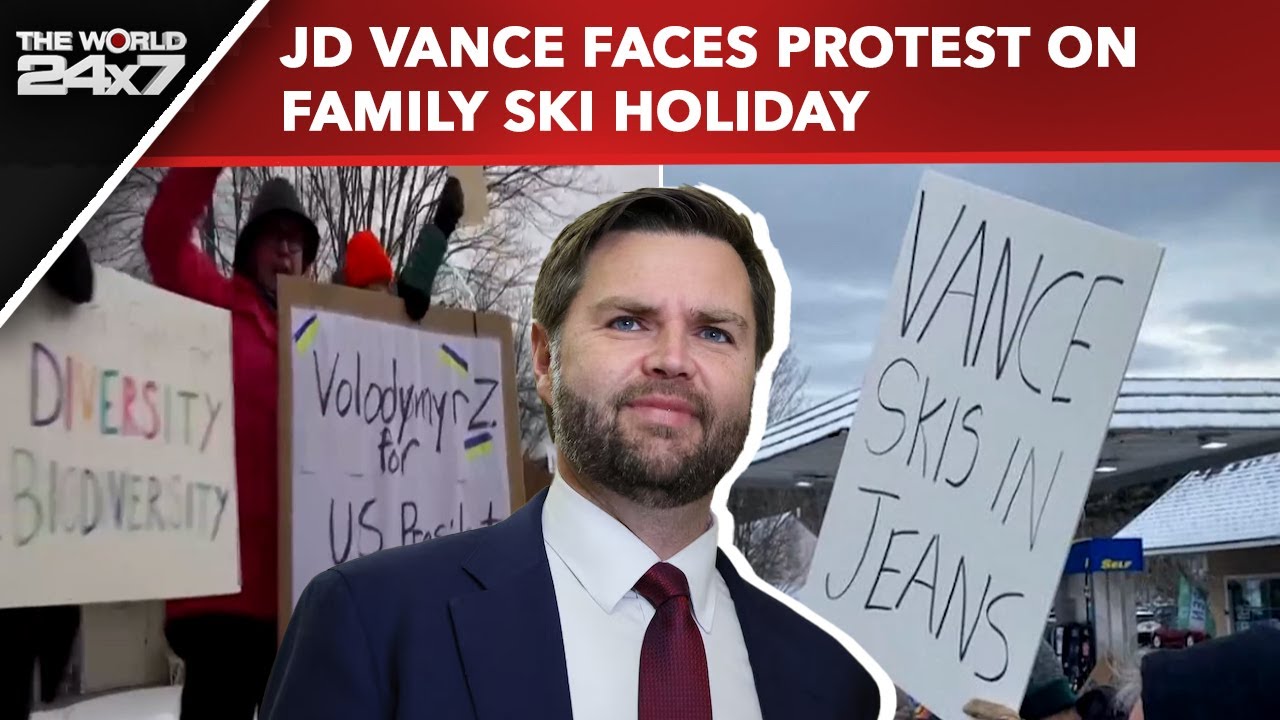 'Traitor, Go Ski In Russia': JD Vance Faces Protest On Family Ski Holiday 'Traitor, Go Ski In Russia': JD Vance Faces Protest On Family Ski Holiday
