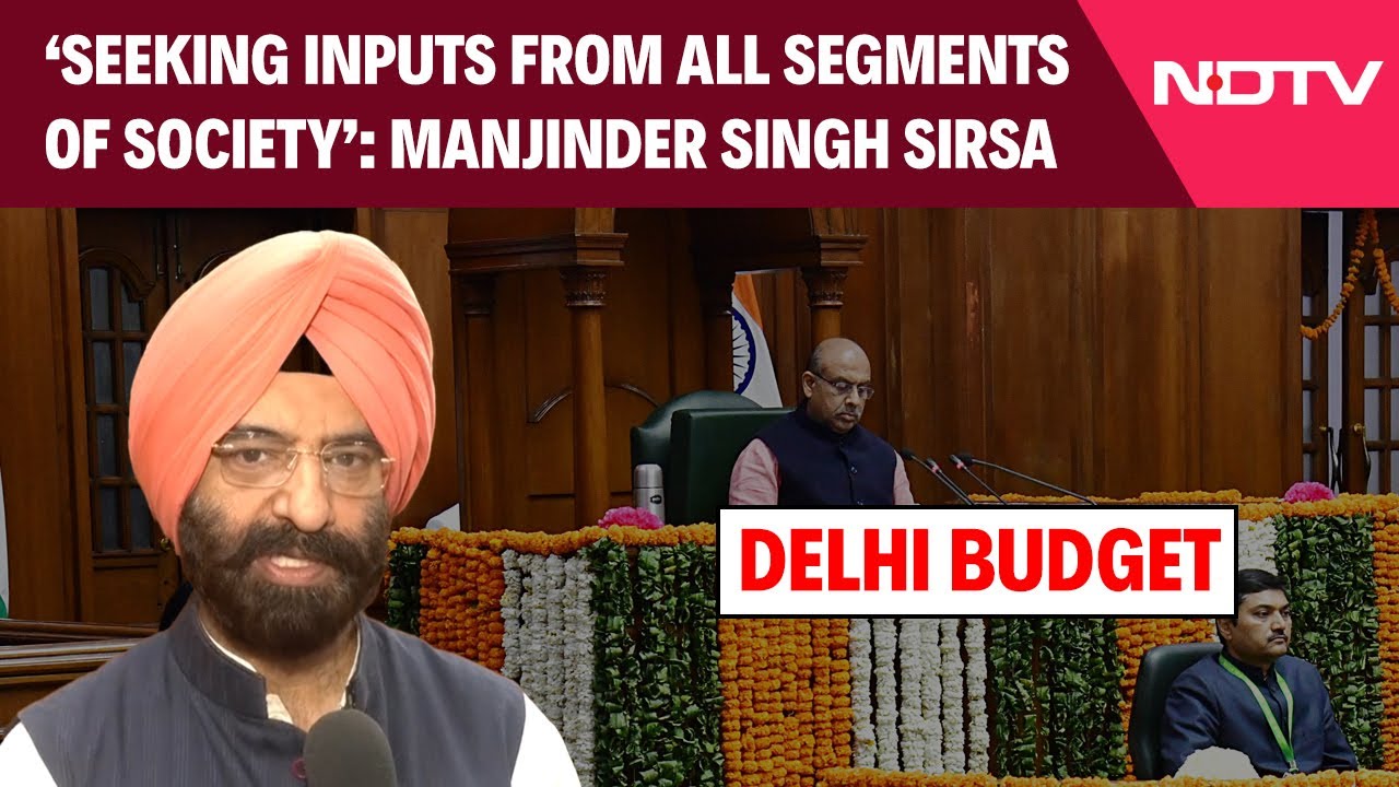 ‘Seeking Inputs From All Segments Of Society’: Manjinder Singh Sirsa On Delhi Budget
