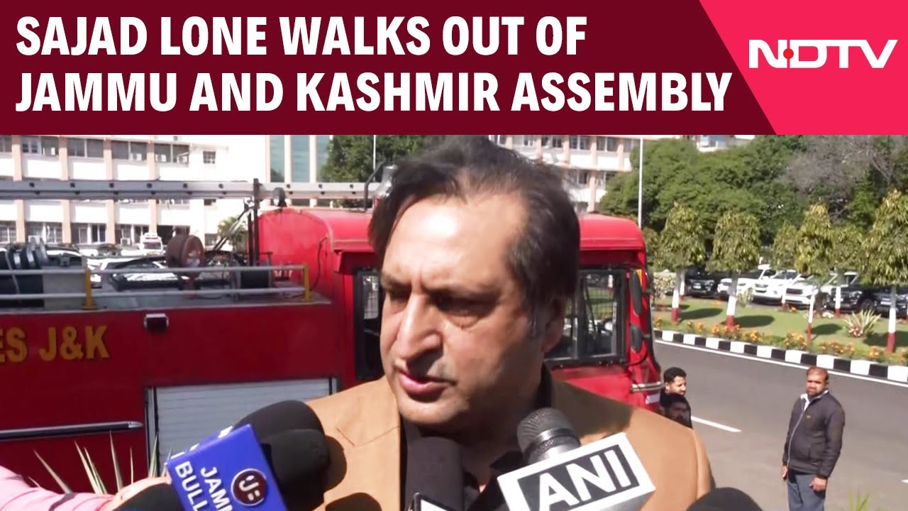 Sajad Lone Walks Out Of Assembly Over Disallowing Of Amendments Regarding Article 370 Sajad Lone Walks Out Of Assembly Over Disallowing Of Amendments Regarding Article 370