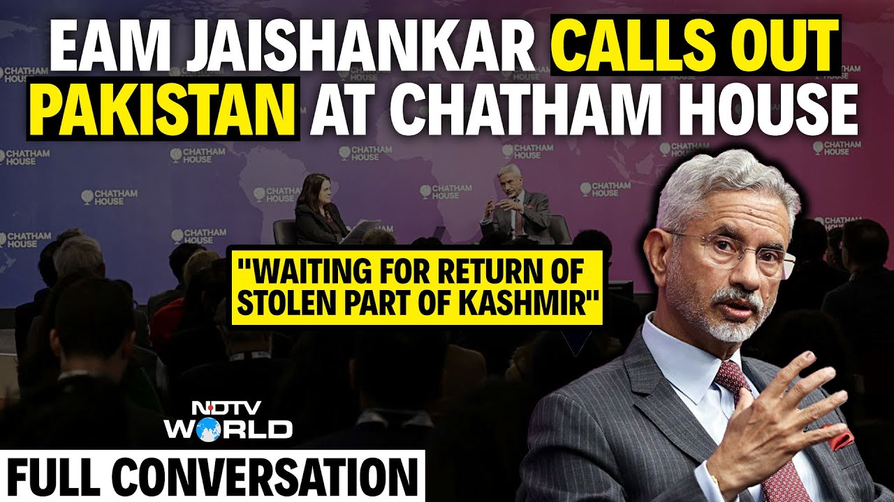 "Waiting For Return Of Stolen Part Of Kashmir": S Jaishankar Calls Out Pakistan