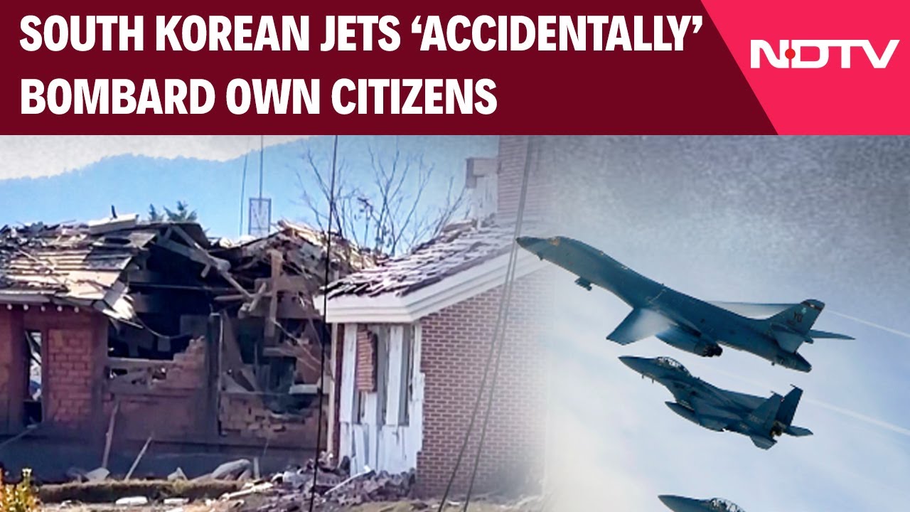 South Korea News | South Korean Jets 'Accidentally' Bombard Own Citizens, Military Drill Goes Wrong